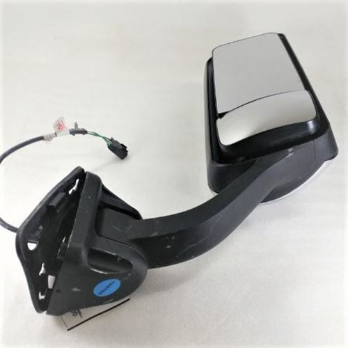 Used Freightliner Cascadia P3 RH Passenger Chrome Door Mirror - P/N A2261257011