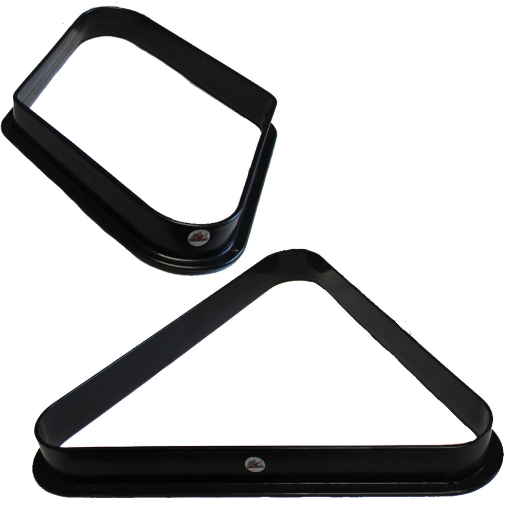 15 Ball & 9 Ball Billiard Pool Table Plastic Rack Accessory Combo