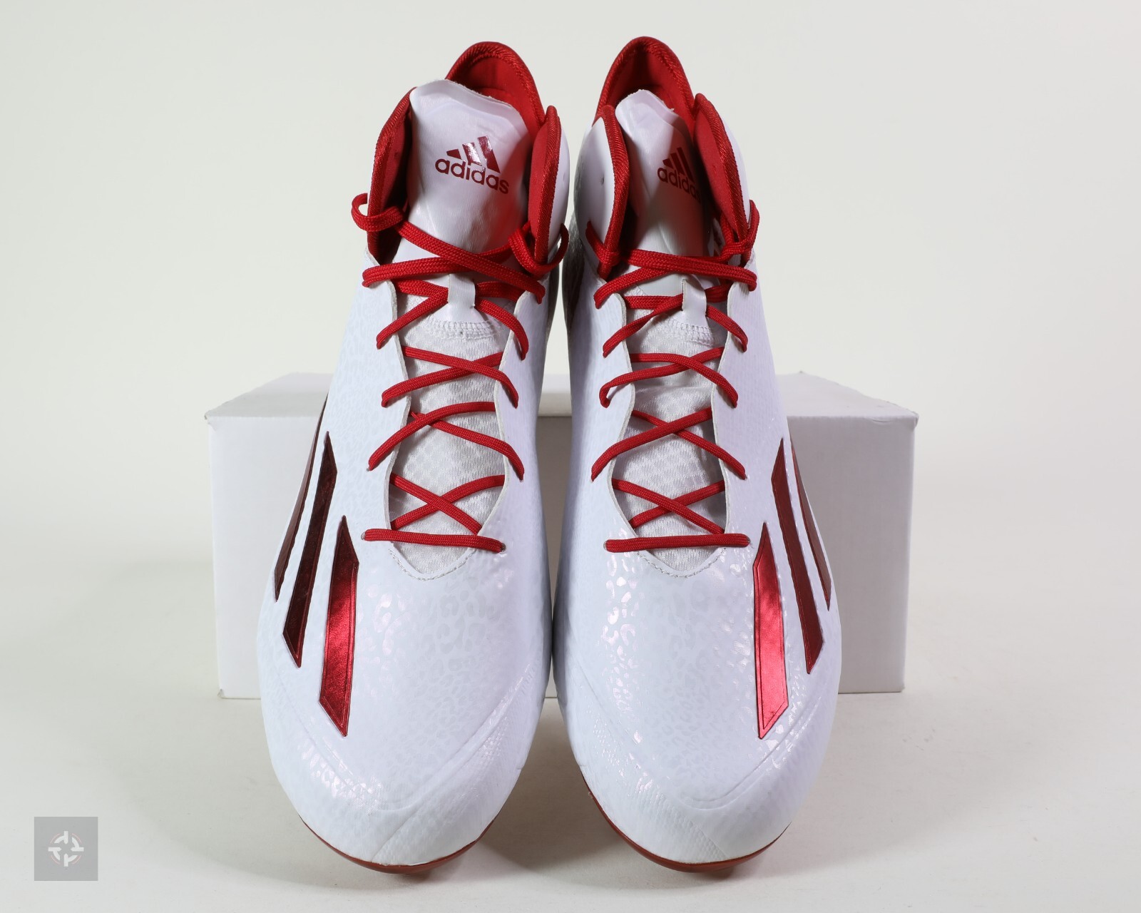 Adidas Adizero 5-Star 5.0 Mid Red White Football Cleats Men's Size 16 (Q16066)