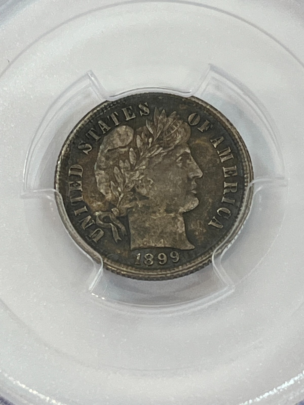 1899 Barber Dime PCGS MS62 Cert# 26406563