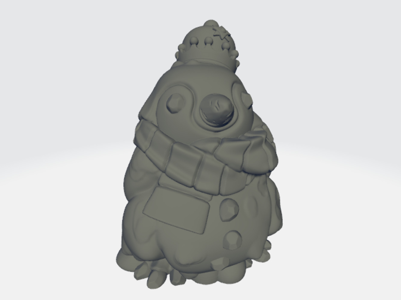 Capsule Chibi - Penguin Snowman