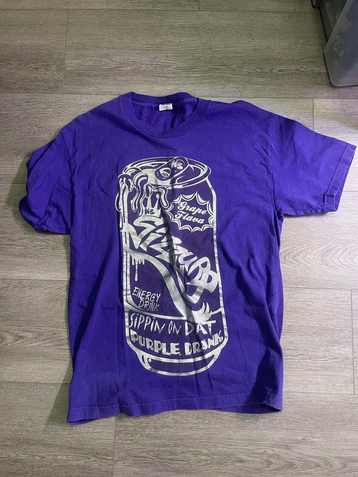 Vintage Km Paintball Shirt Sizzurp Purple Drank Large