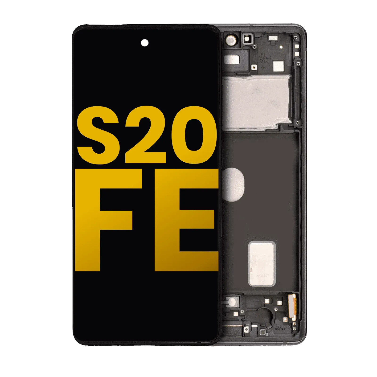 Original Oled Display For Samsung Galaxy S20 FE +Frame (Navy) Fingerprint Sensor