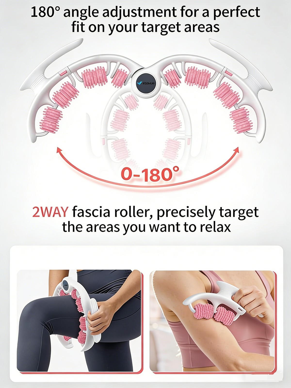 MERACH Cellulite Massage Tool with Push Pull Roller Lymphatic Drainage Massage