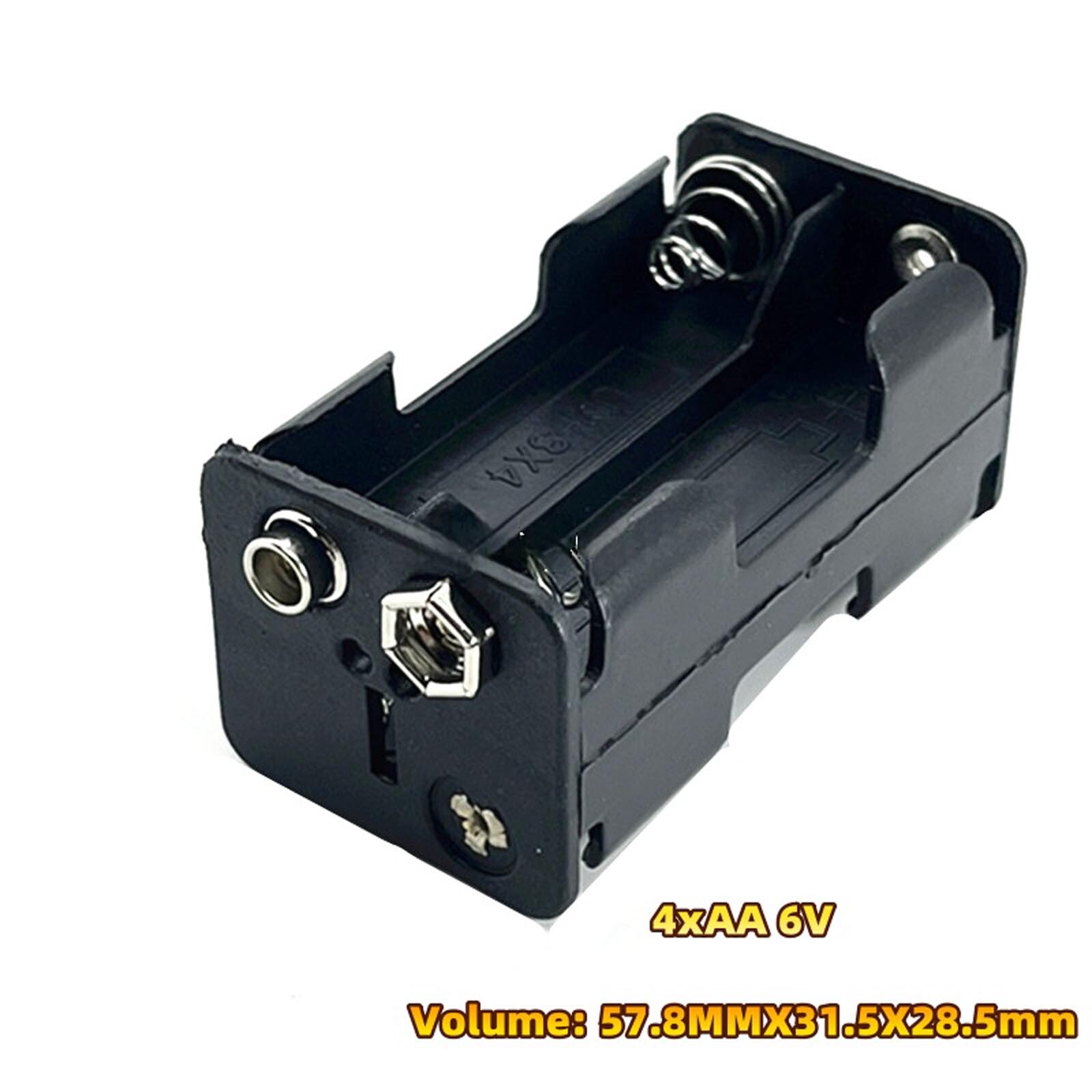 AA x 4 Battery Holder Press Studs Clip Connection 6V/4.8V Battery Box Back