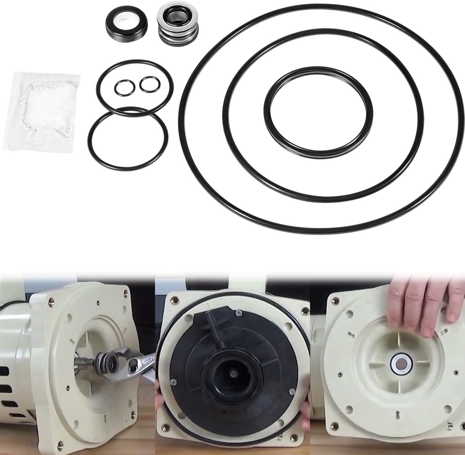 Pool Pump Gasket Seal O-Ring Rebuild Kit For Pentair SuperFlo SuperMax Kit 78