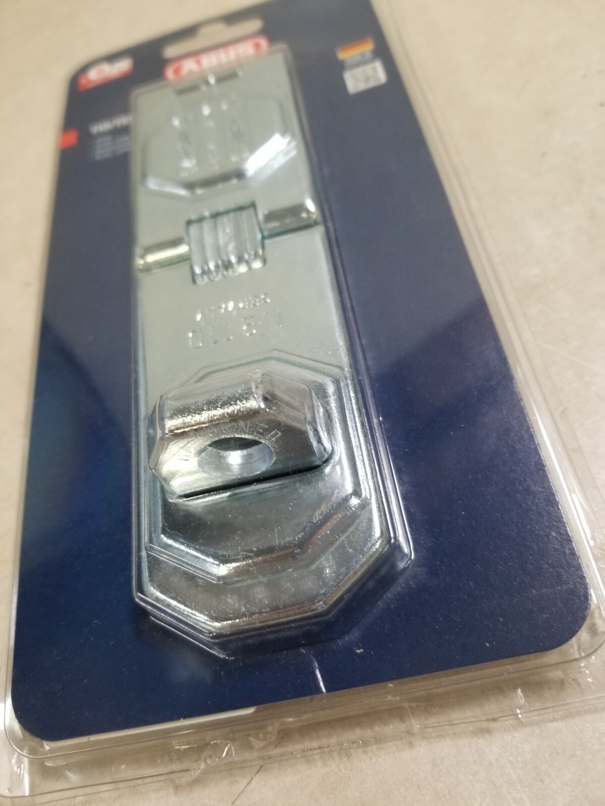 ABUS 110/155 SINGLE FLEX 6 1/4" LONG PADLOCK HASP
