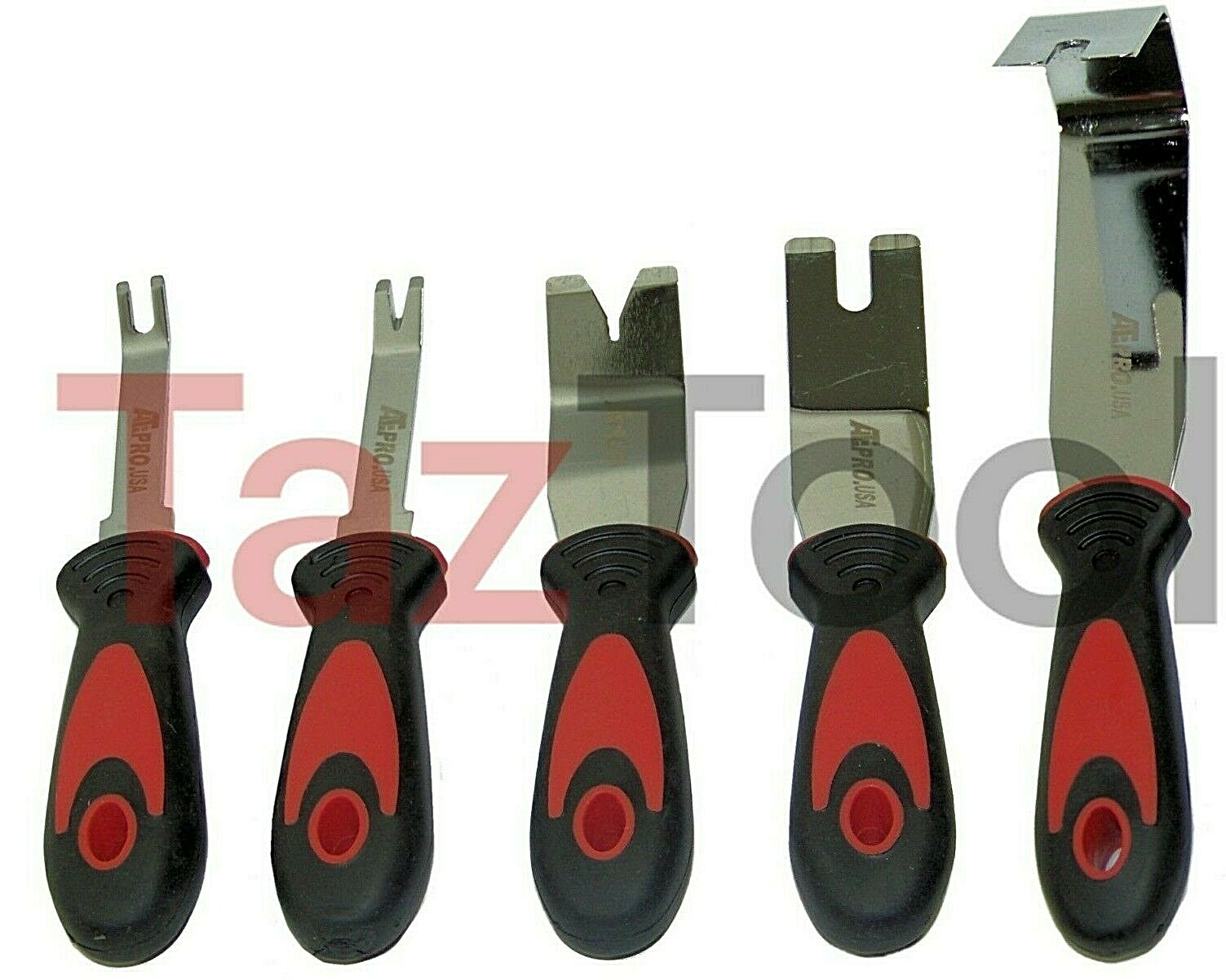 5 pc  Metal Door Panel  Removal  Tool Kit Pry Interior Upholstery Clip Remover