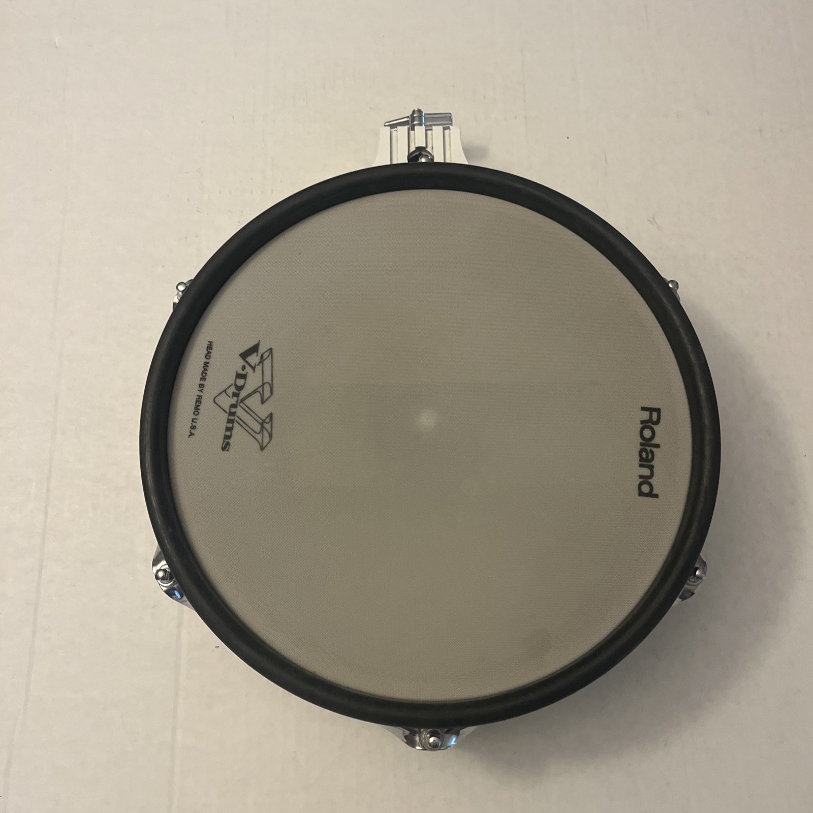 Roland PD-100 WHITE 10" Mesh Head V Drum PD100 - WORKS GREAT - RS