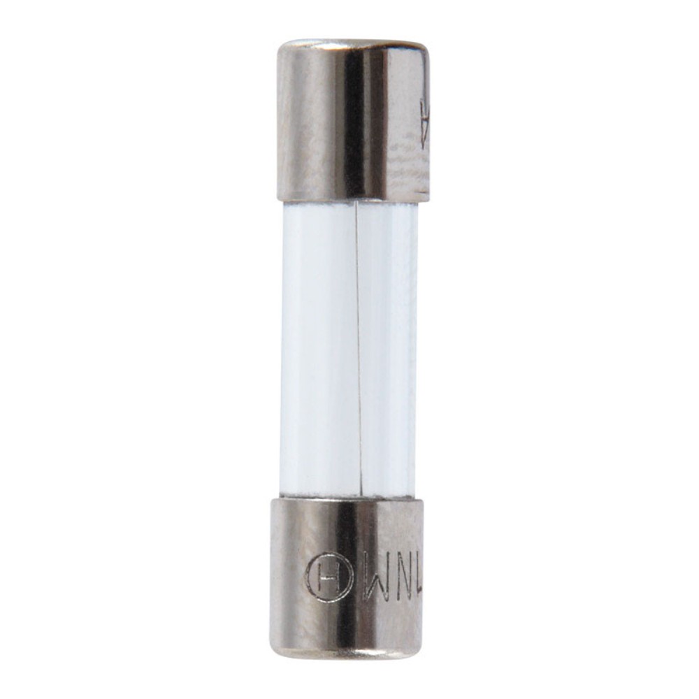 Jandorf 60686 4A 125V 10 kA Glass Cartridge Fast-Acting Fuse 5 Dia. x 20 L mm.