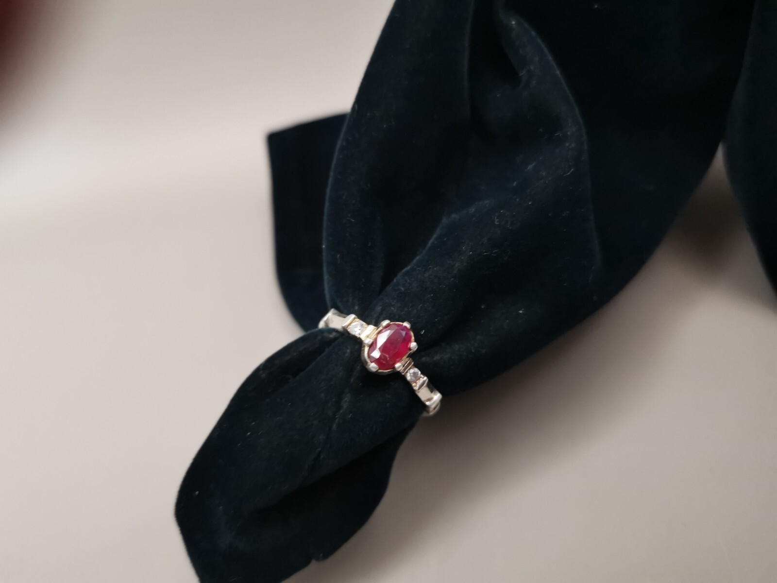 Natural Ruby ring | Women Engagement Ring | Unheated Untreated Ruby ring