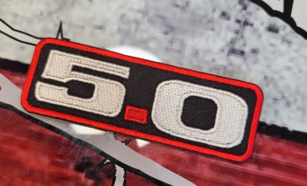 EMBROIDERED 5.0 PATCH (PLease Read Ad)