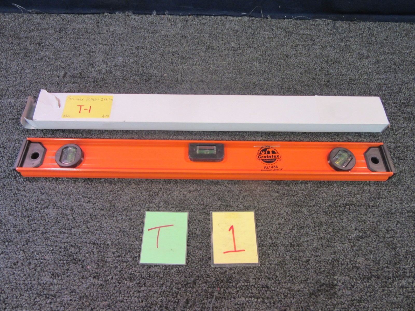 Graintex Professional 24" Aluminum Line Level Construction Beam Ruler AL1434