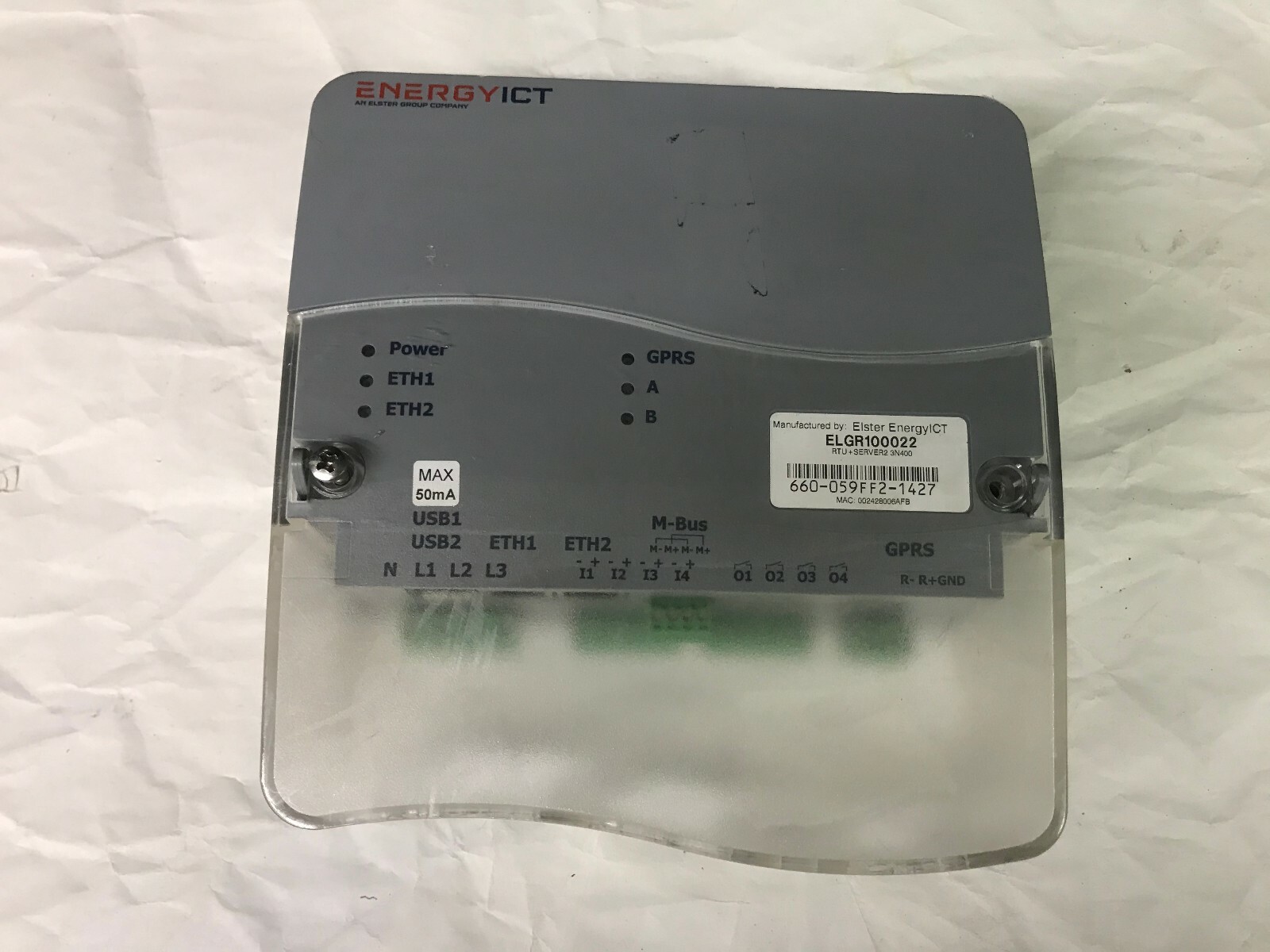 EnergyICT Honeywell ELGR100022 RTU + Server2 3N400 660-059FF2-1427