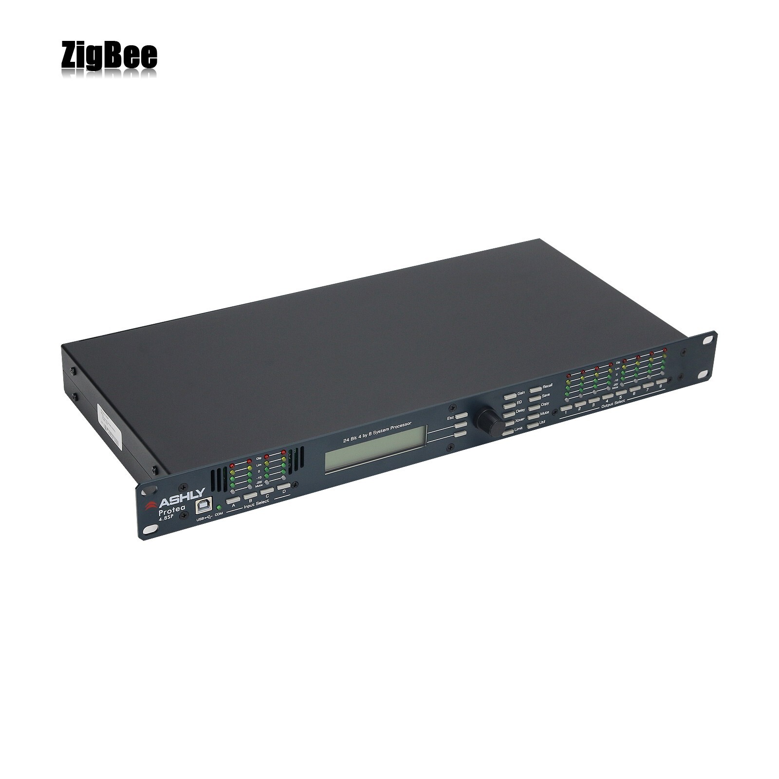 4.8SP 110V Digital DSP Audio Processor 4 Input 8Output Professional Sound System