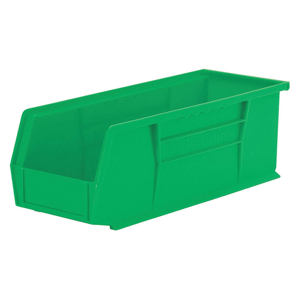 AKRO-MILS 30234GREEN Hang and Stack Bin,Green,Plastic,5 in 2RV68