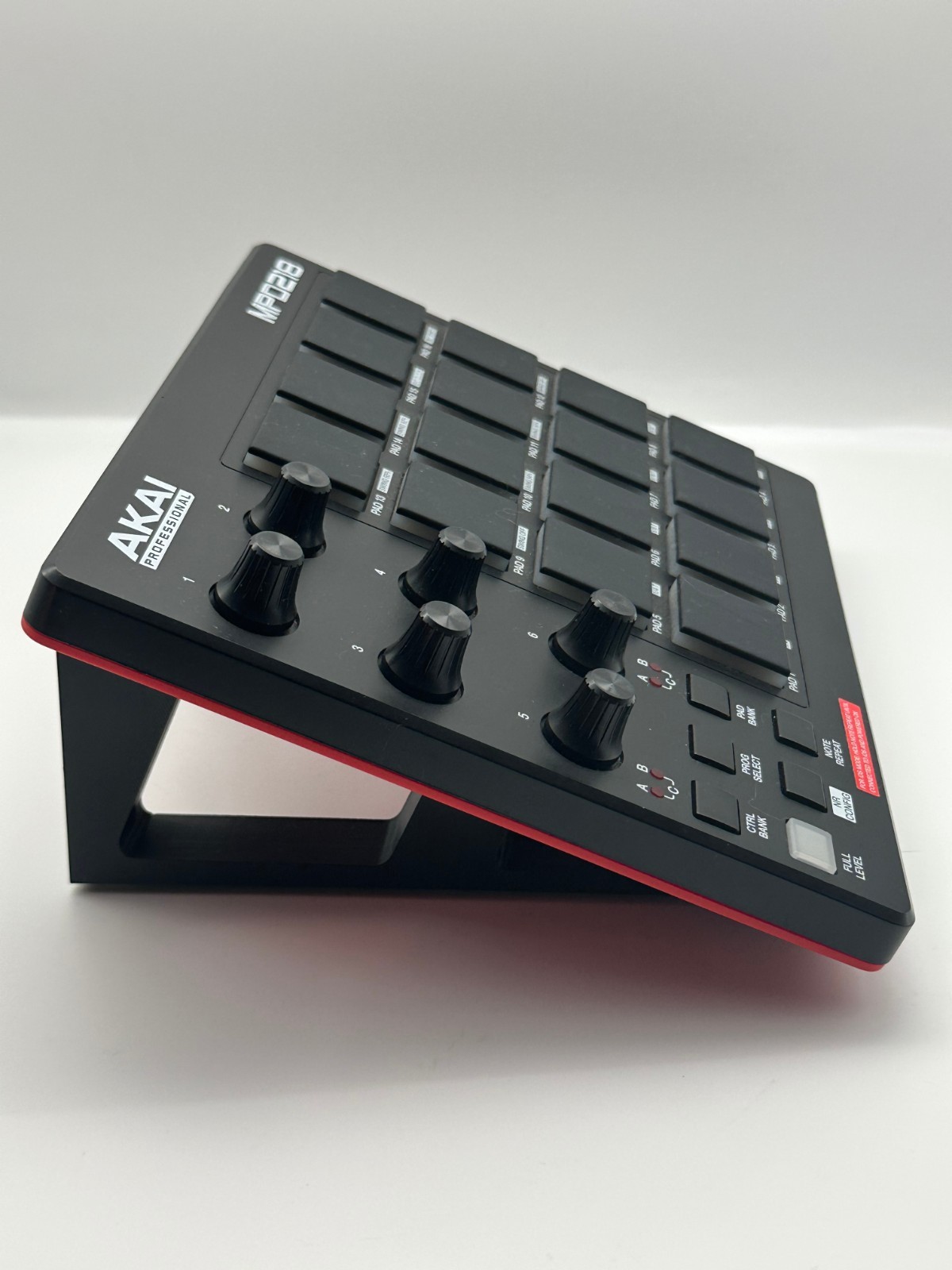 Akai Professional MPD218 Pad Controller W/ 3D Printed Stand