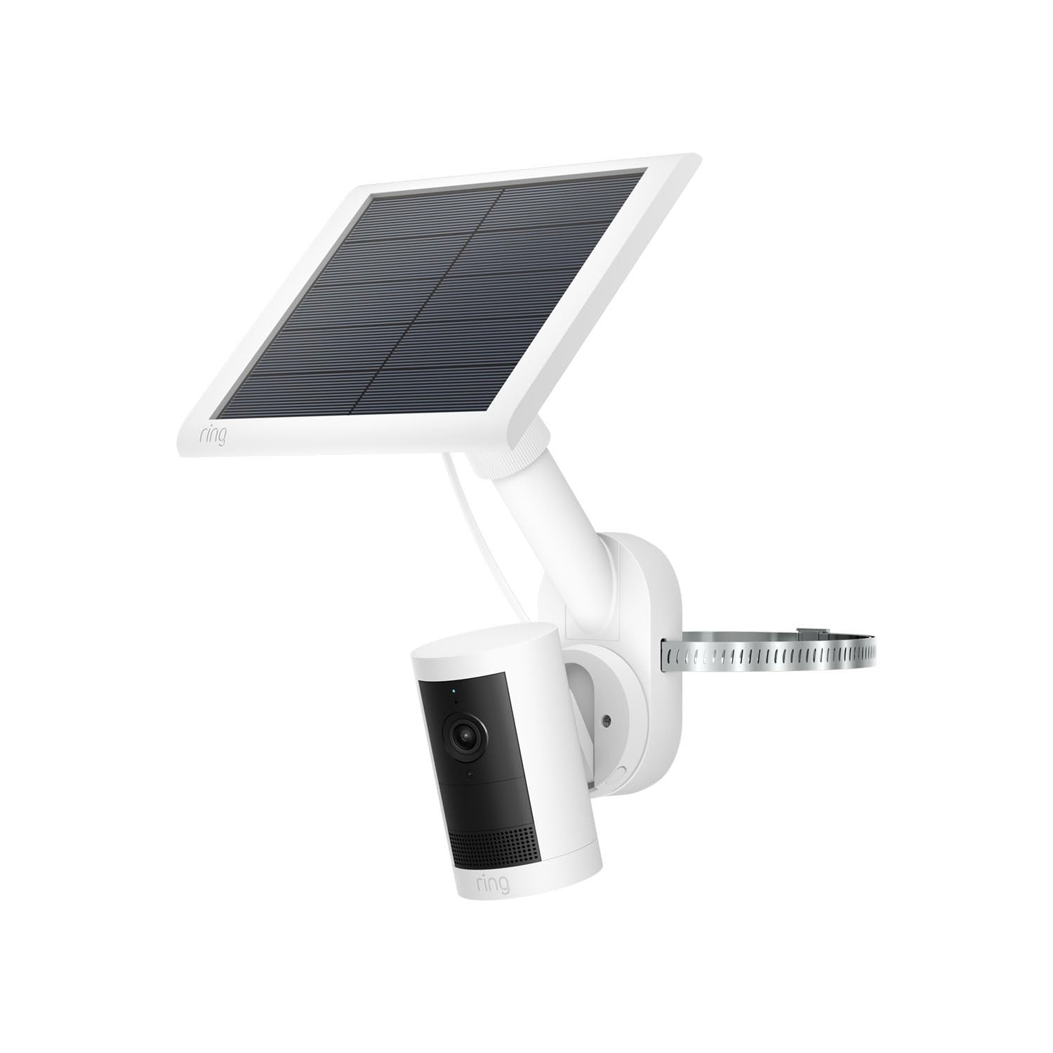 All-New Ring Pole And Wall Mount For Cameras And Solar Panels White 53-102828