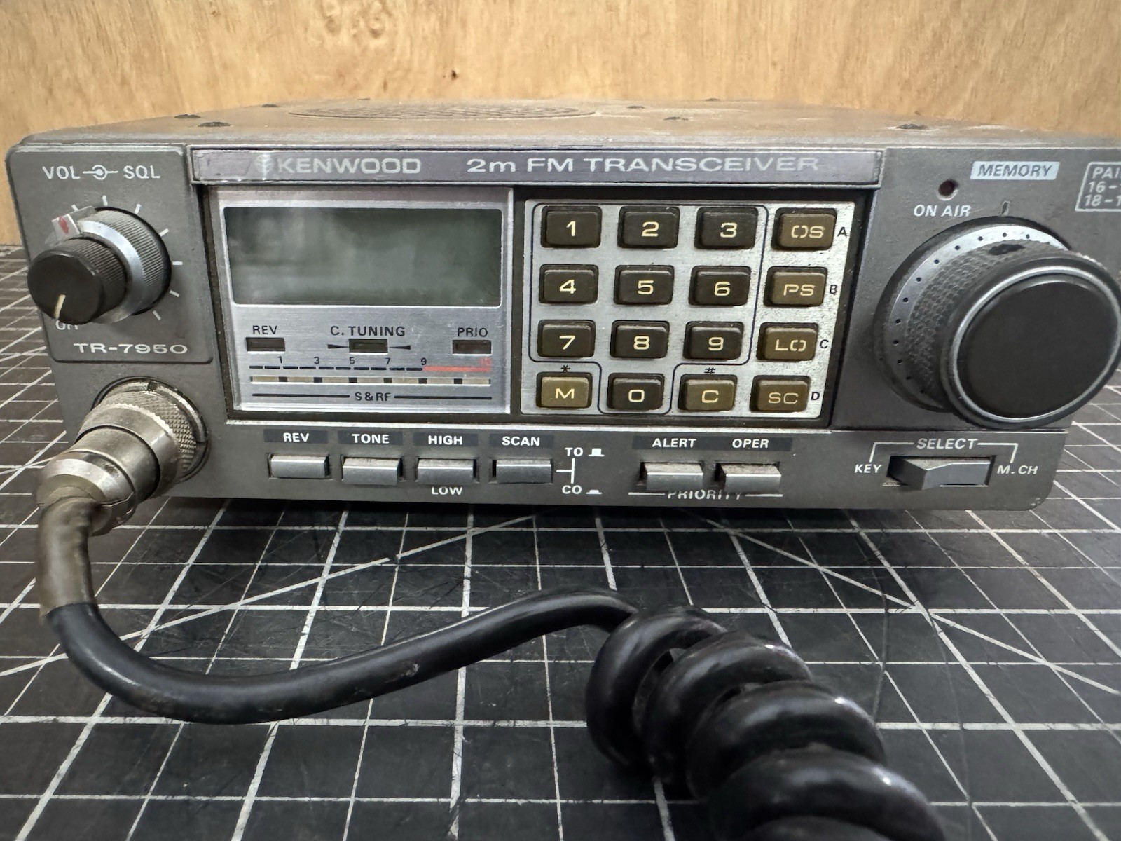 Kenwood TR-7950 Mobile Ham Radio 45w Monobander 2m FM Transceiver - Ham Radio