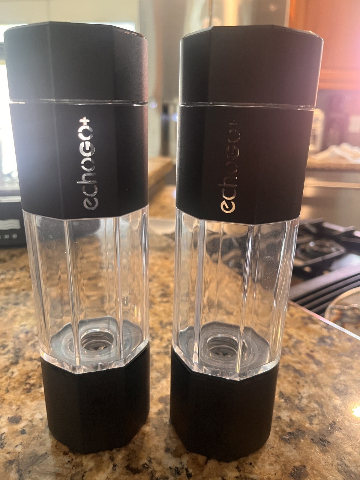 Echo Go+ Hydrogen Water Bottle Infusion Technology | Rechargeable - Black used
