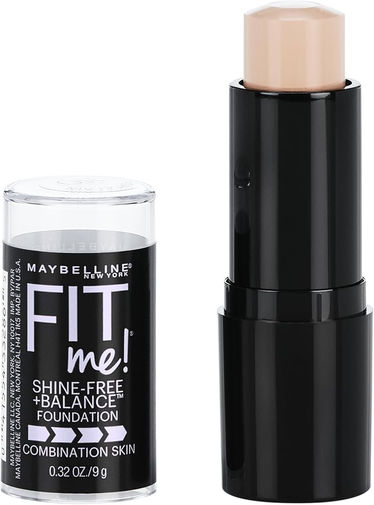 (CHOICE OF COLOR) Maybelline Fit Me Shine-Free + Balance Foundation Stick Nib