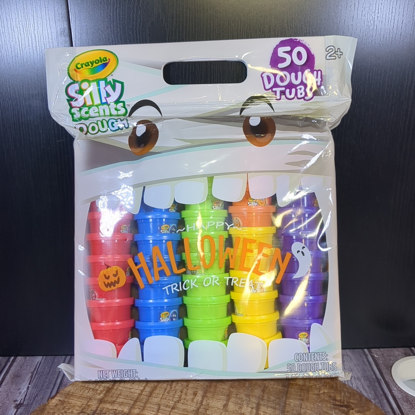 Crayola Silly Scents Dough Tubs Halloween Pack, 1oz 50 Count Playdoh Kids