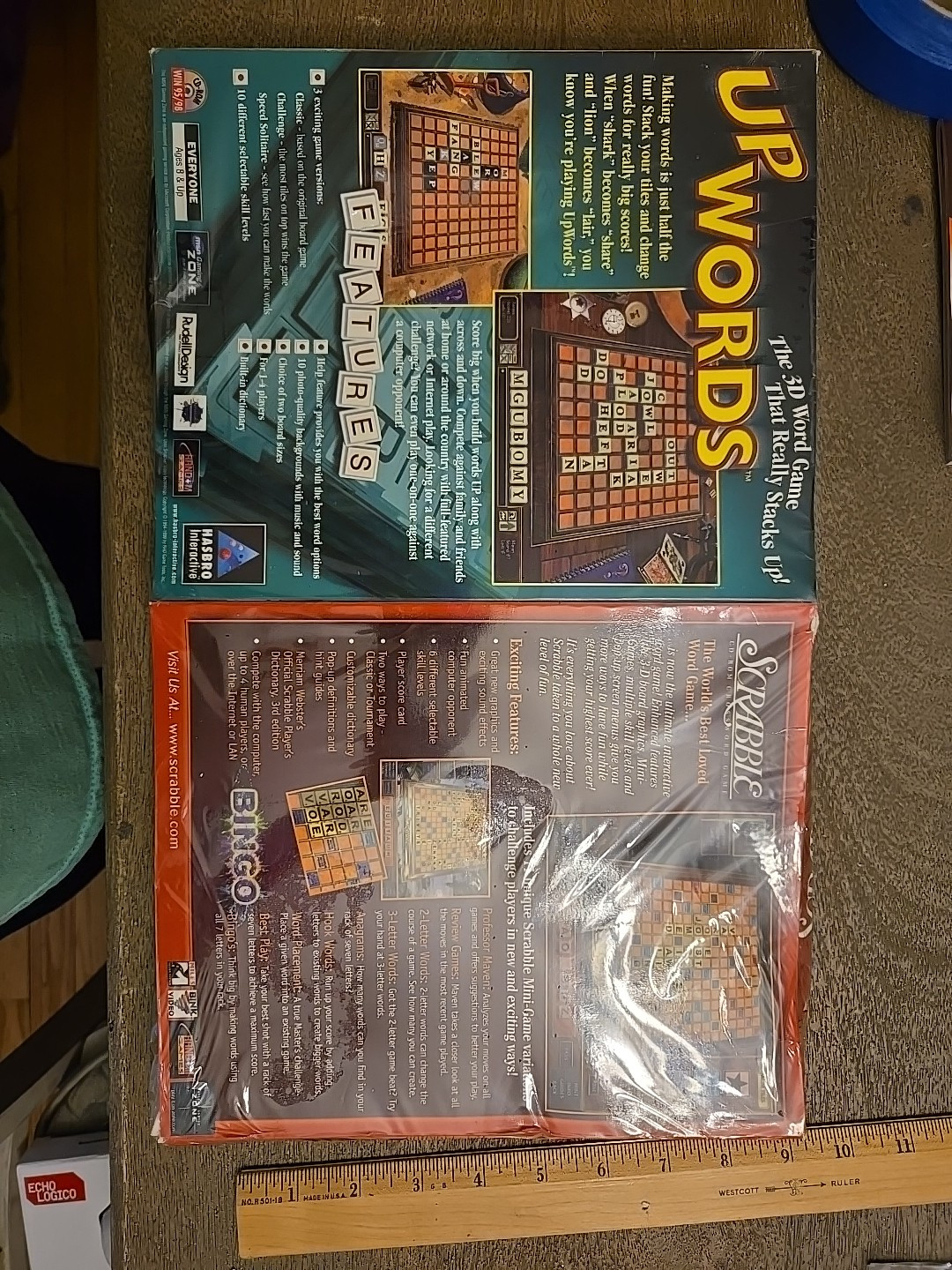 Up Words & Scrabble Hasbro Interactive PC CD ROM Game Windows 95/98 See All Pics
