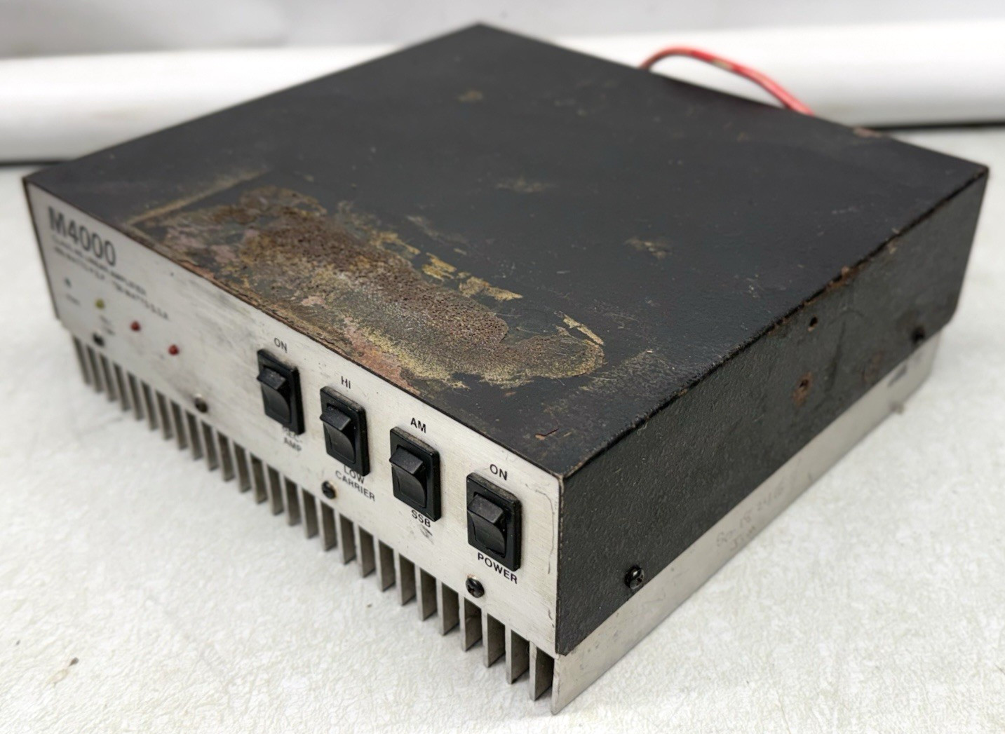 Vintage Messenger M4000 Class AB Linear Amplifier Mobile CB