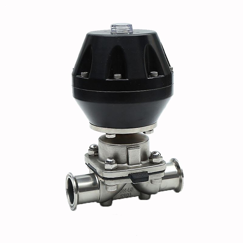 1-1/2'' Sanitary Pneumatic Tri Clamp Diaphragm Valve  Φ38 Stainless Steel 316L