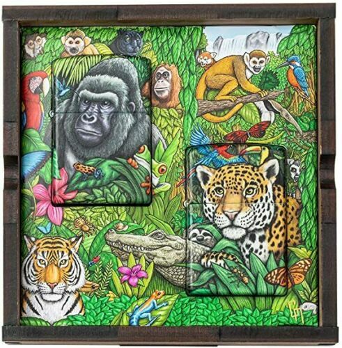 Zippo 25th Anniversary Mysteries of the Forest Lighter Set, 49347, New In Box