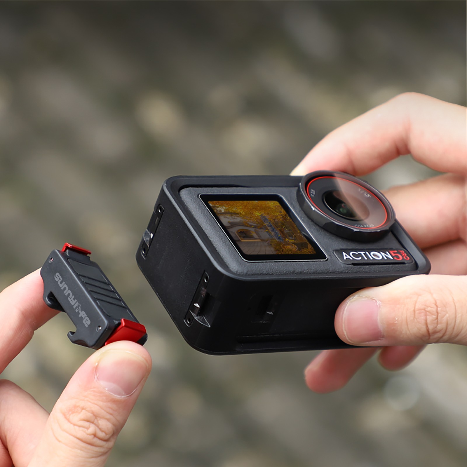 Magnetic Quick Release Bracket For DJI Osmo Action 5 Pro/4/3 Mount Adapter Base