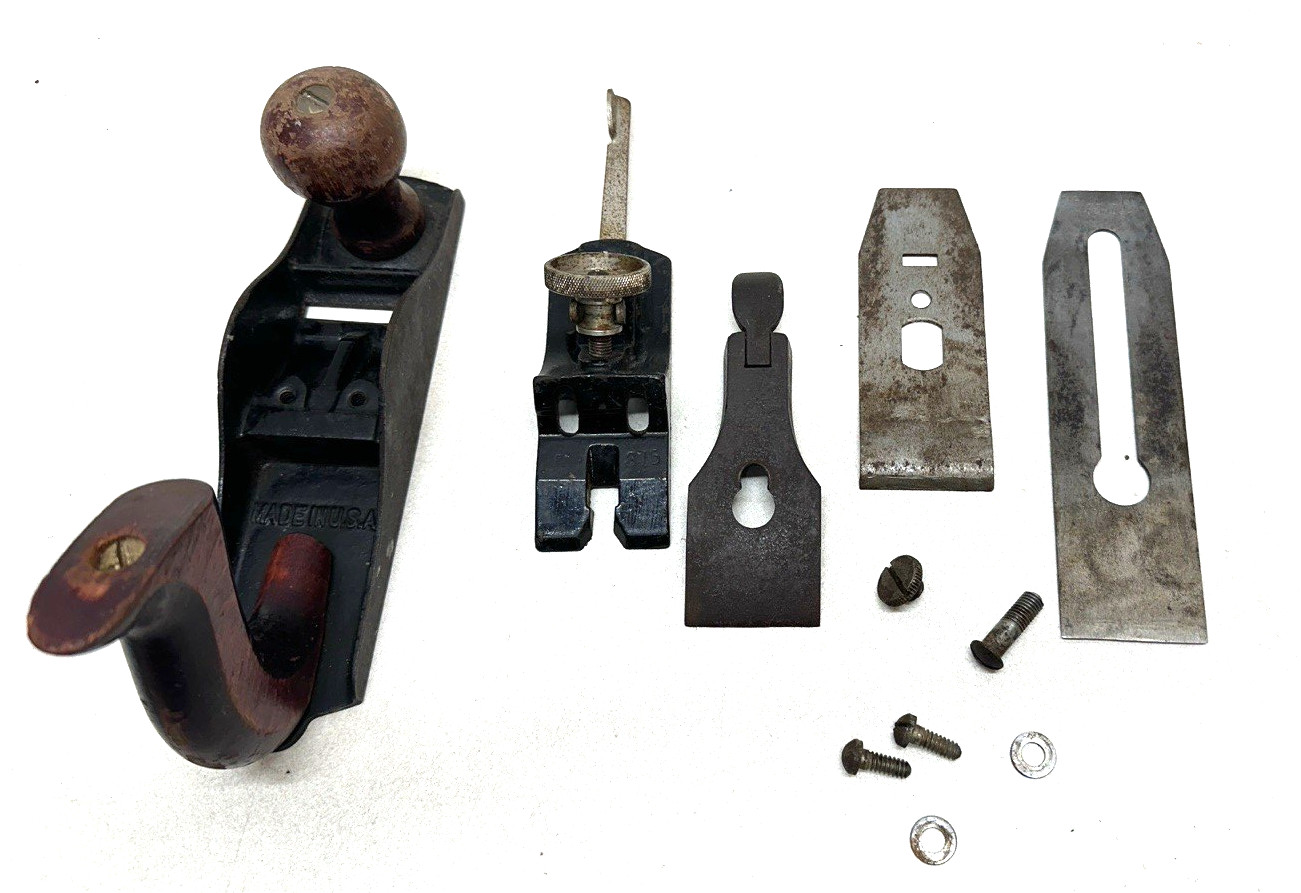 Fulton No. 2 Size Wood Plane Model 3708 BL Made for Sears