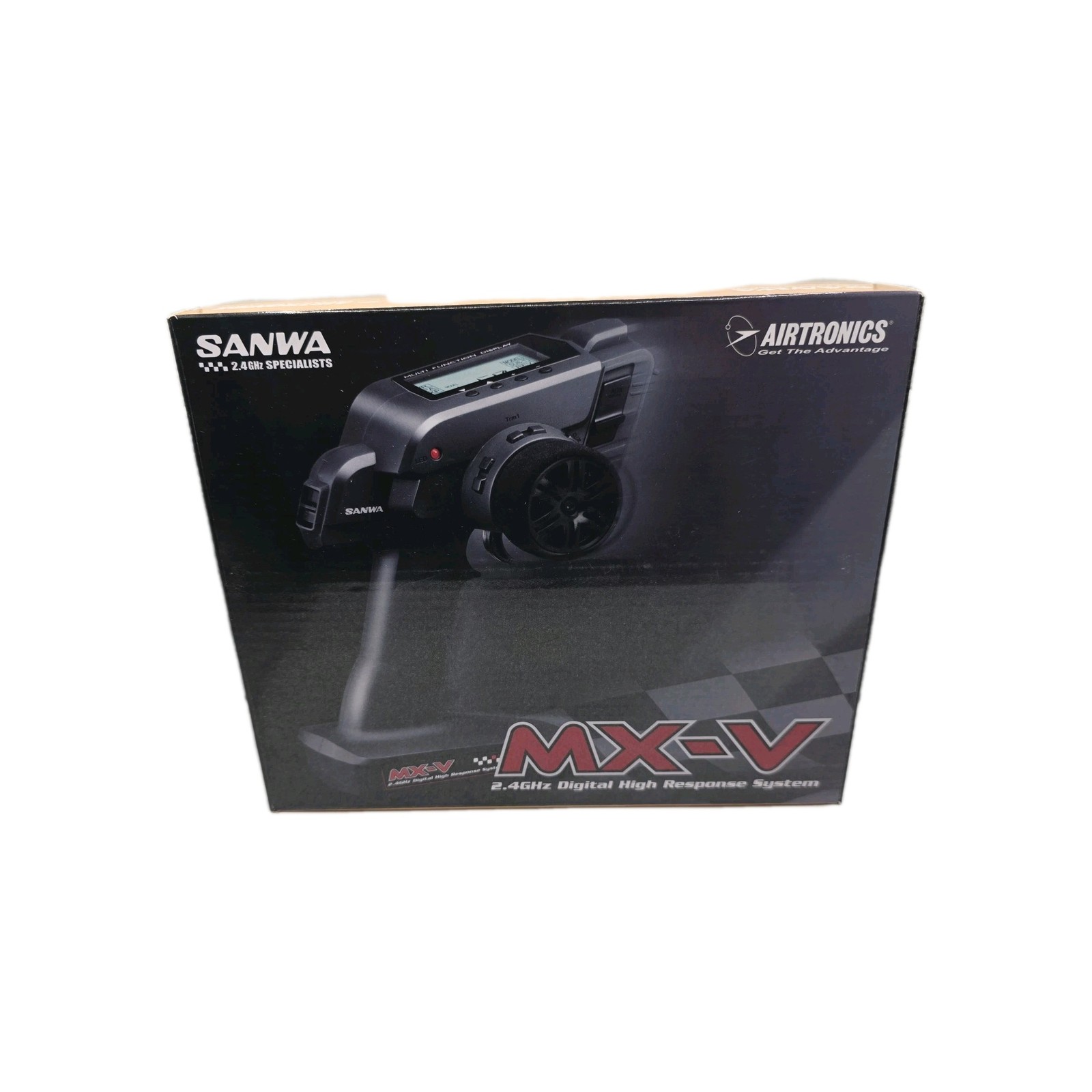 Sanwa MX-V 2.4GHz Digital High Response System RC Controller Used Good condition