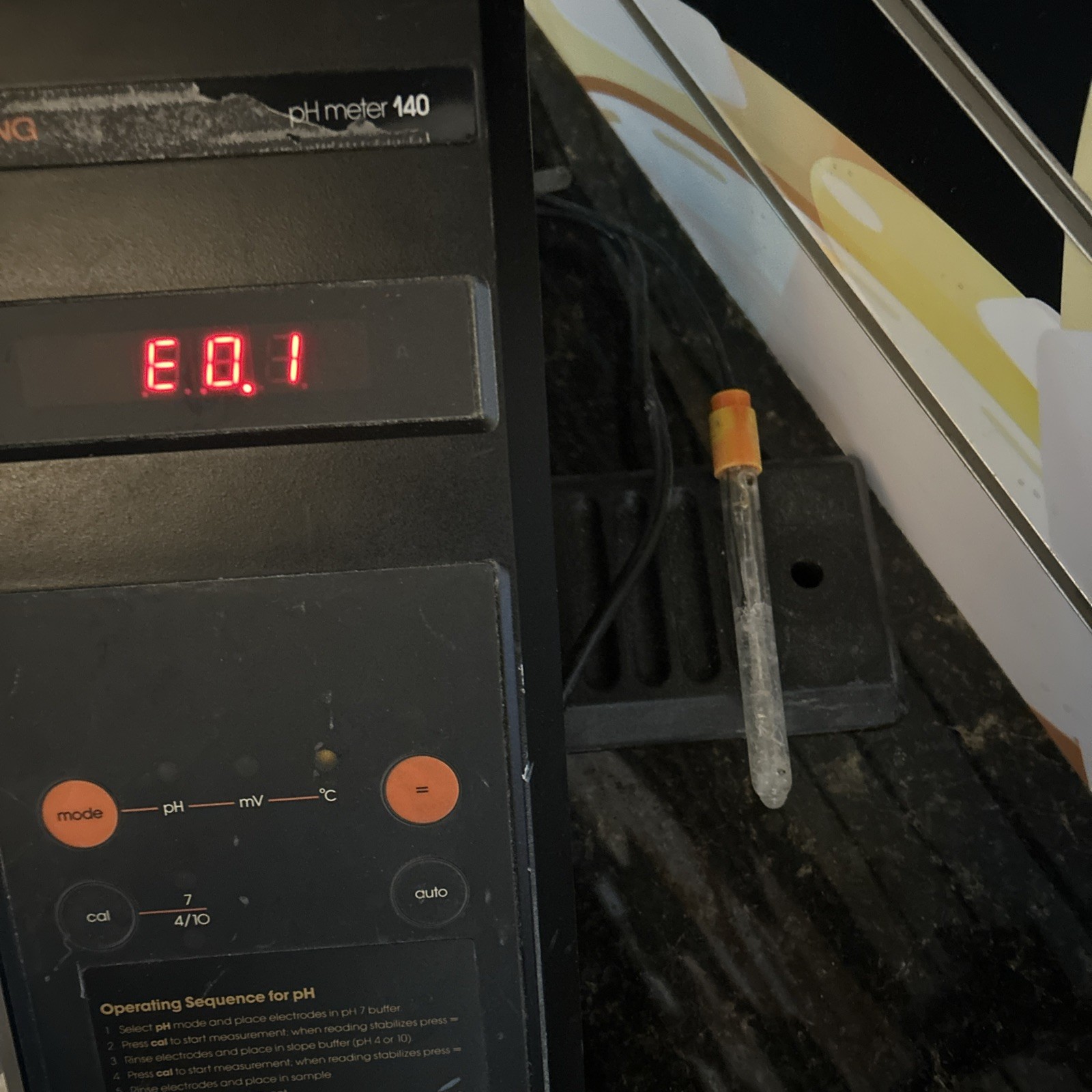 Corning pH Meter 140 Digital Laboratory Device