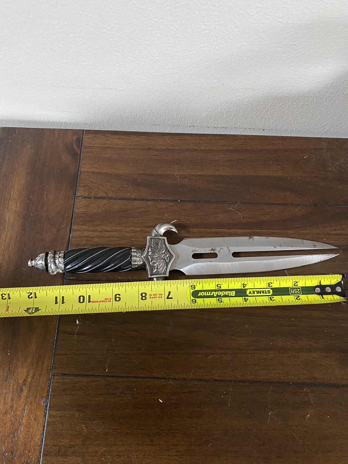 Double Dragon Claw Dagger + Sheath, Athame, Wiccan Pagan Ritual