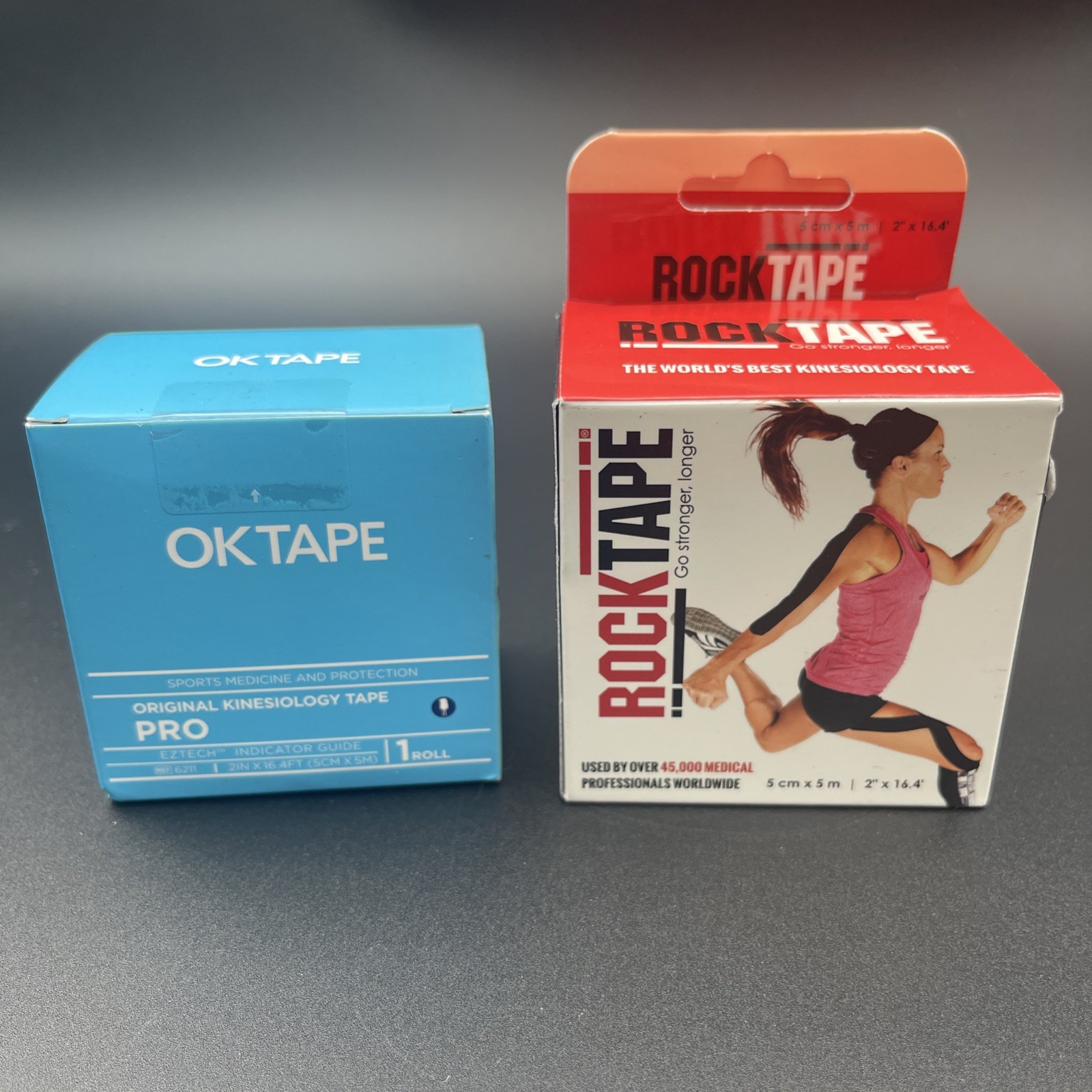 Kinesiology Tape Lot OKTape Pro Unopened RockTape Partial Roll Sports Recovery