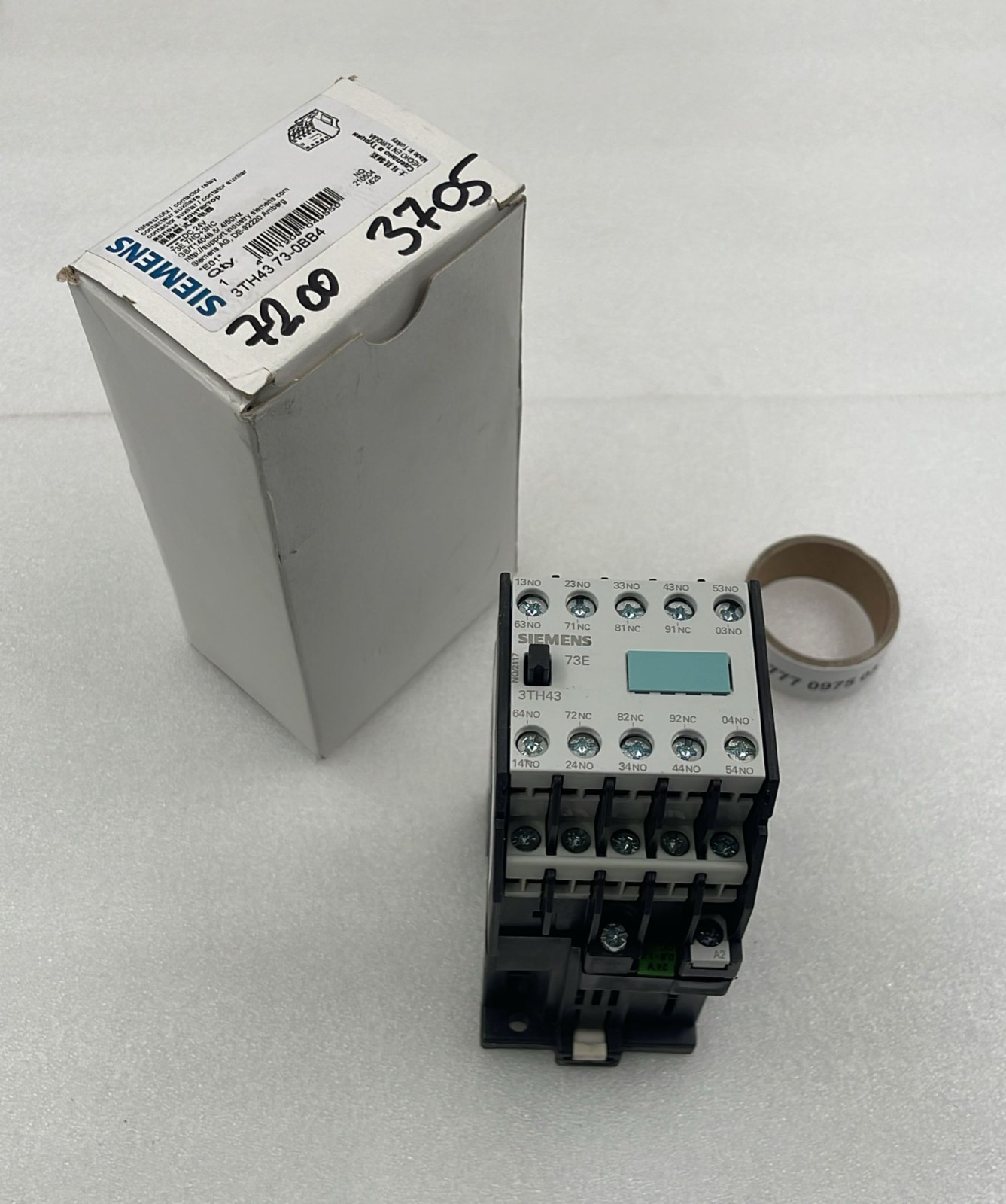 Siemens 3TH43 73-0BB4 Auxiliary Contactor Relay 24V DC 7NO+3NC SIRIUS Series
