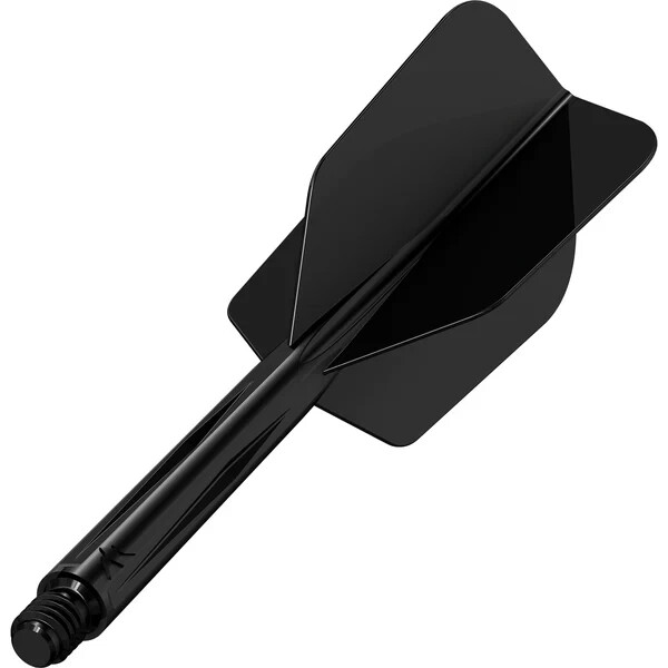 BLACK MEDIUM SLIM MISSION FORCE 90 1 PIECE MOLDED SHAFT & FLIGHT SYSTEM