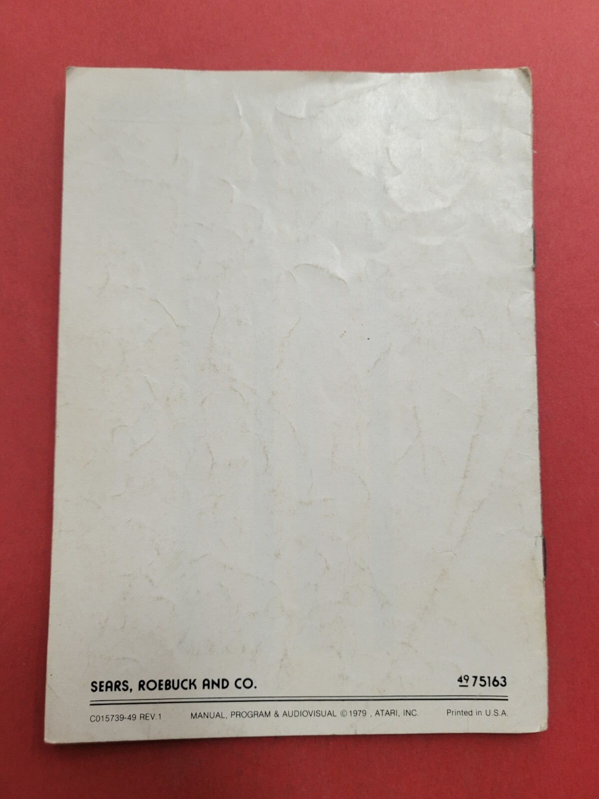 Asteroids (Atari 2600, 1981) Manual Only