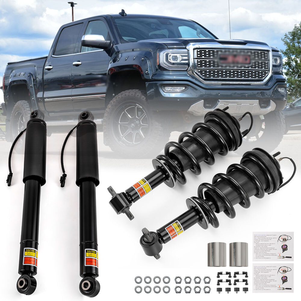 Front & Rear Shock Strut Assys Magneride for GMC Sierra 1500 Denali 2015-2018 4x