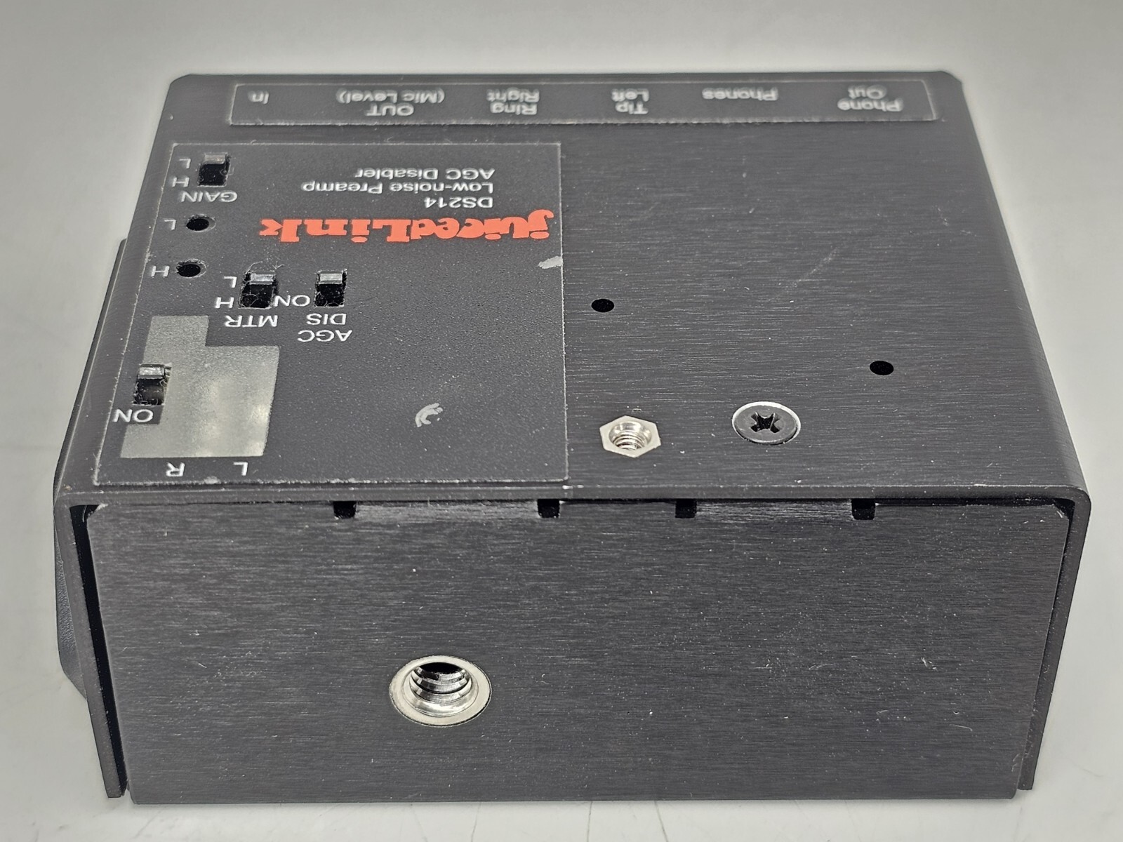juicedLink DS214 LOW NOISE Camera Mountable Mixer Preamp Ultra Portable