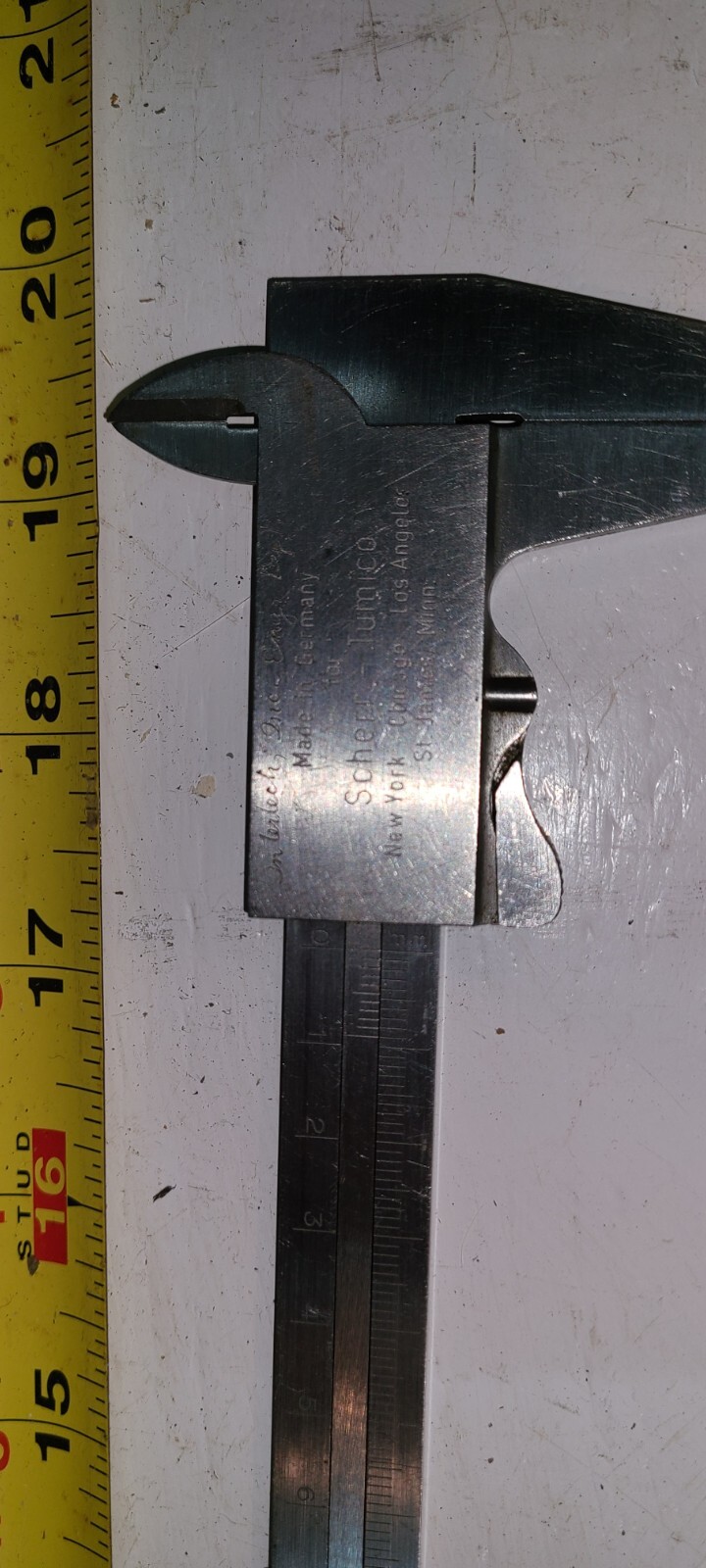 vernier caliper used
