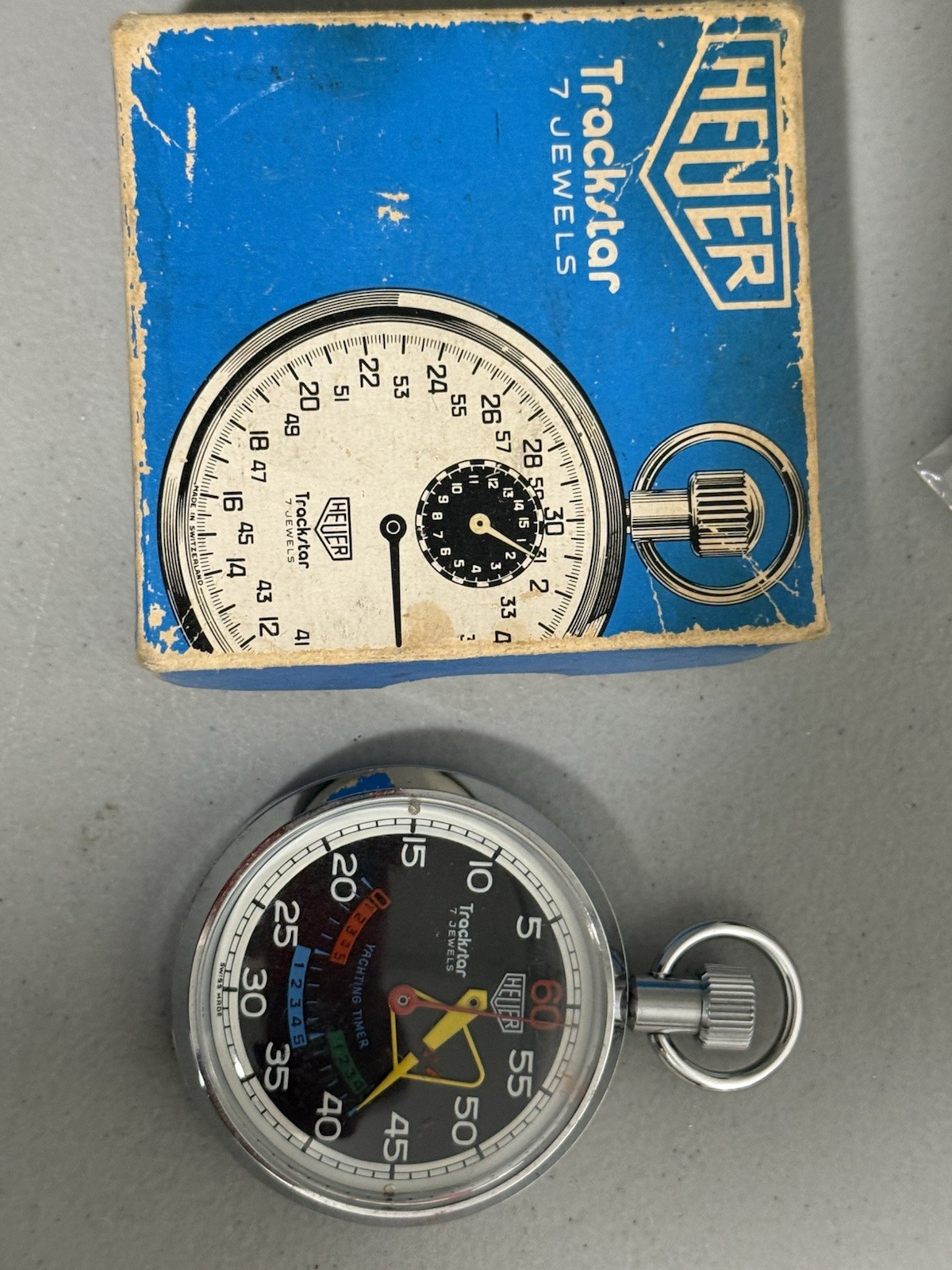 Heuer Vintage Stopwatch Trackstar Timer Model