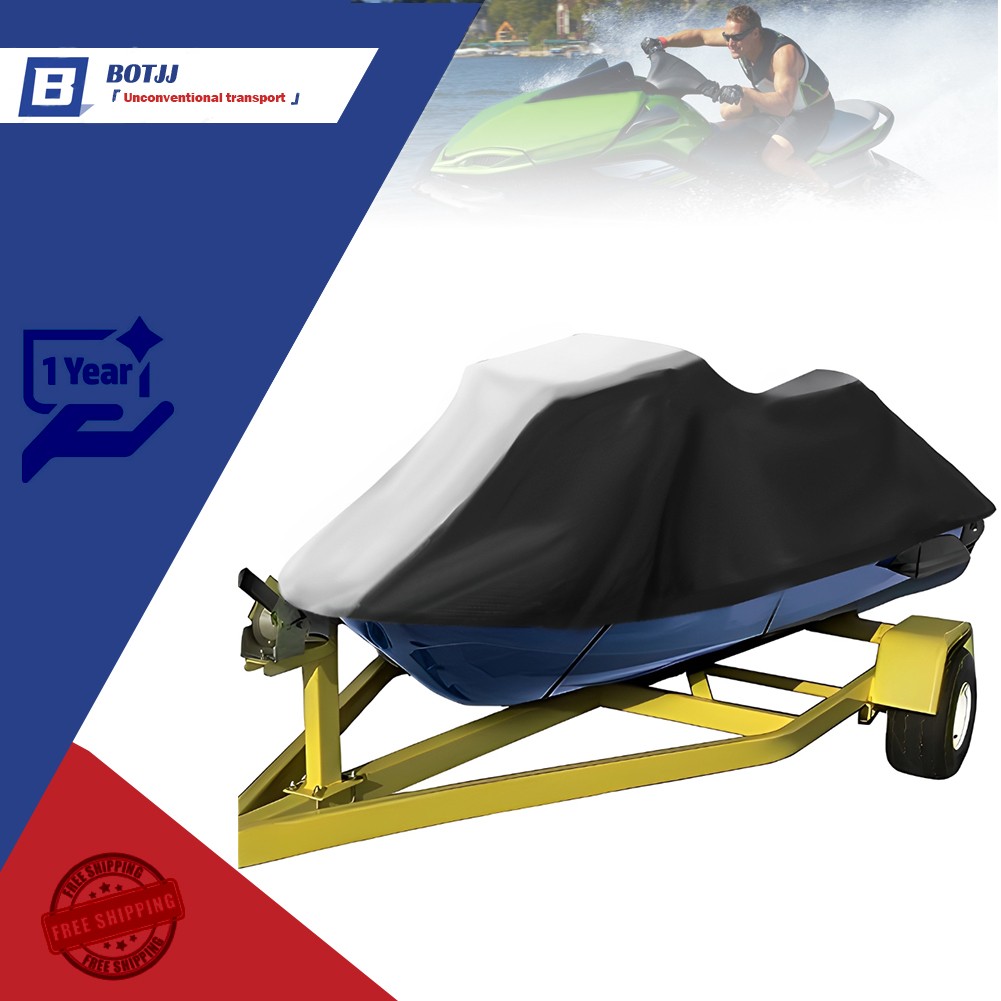 Motorboat cover Waterproof Marine Grade 600D Heavy Duty Polyester PWC