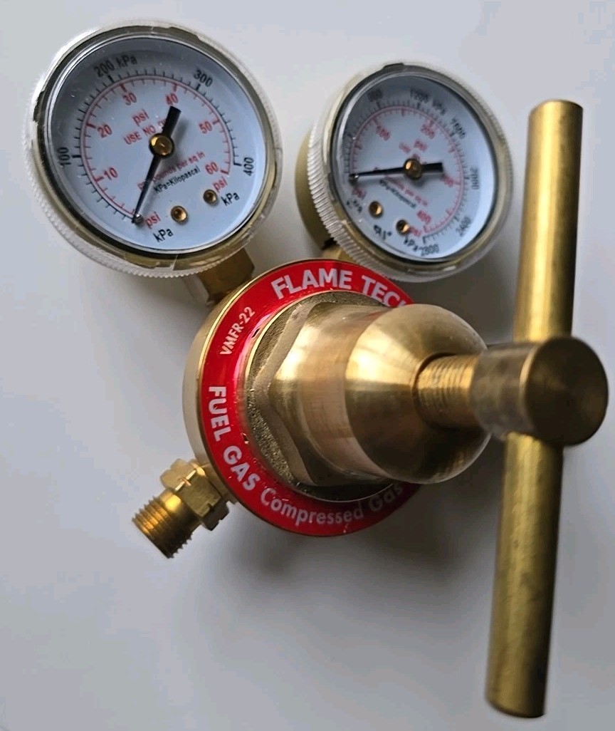 Flame Tech Scorpion Medium Duty Regulator VMFR-22 &VMOR-22 Oxygen Regulator NEW