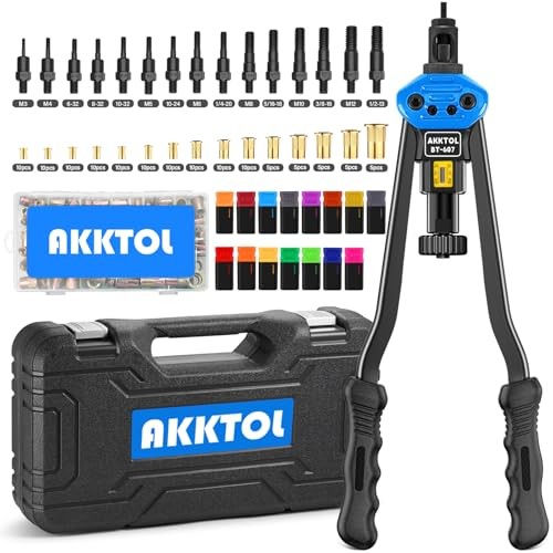 Rivet Nut Tool, 16" Rivnut Tool Kit with 15 Metric and 16" Rivet Nut Tool Kit
