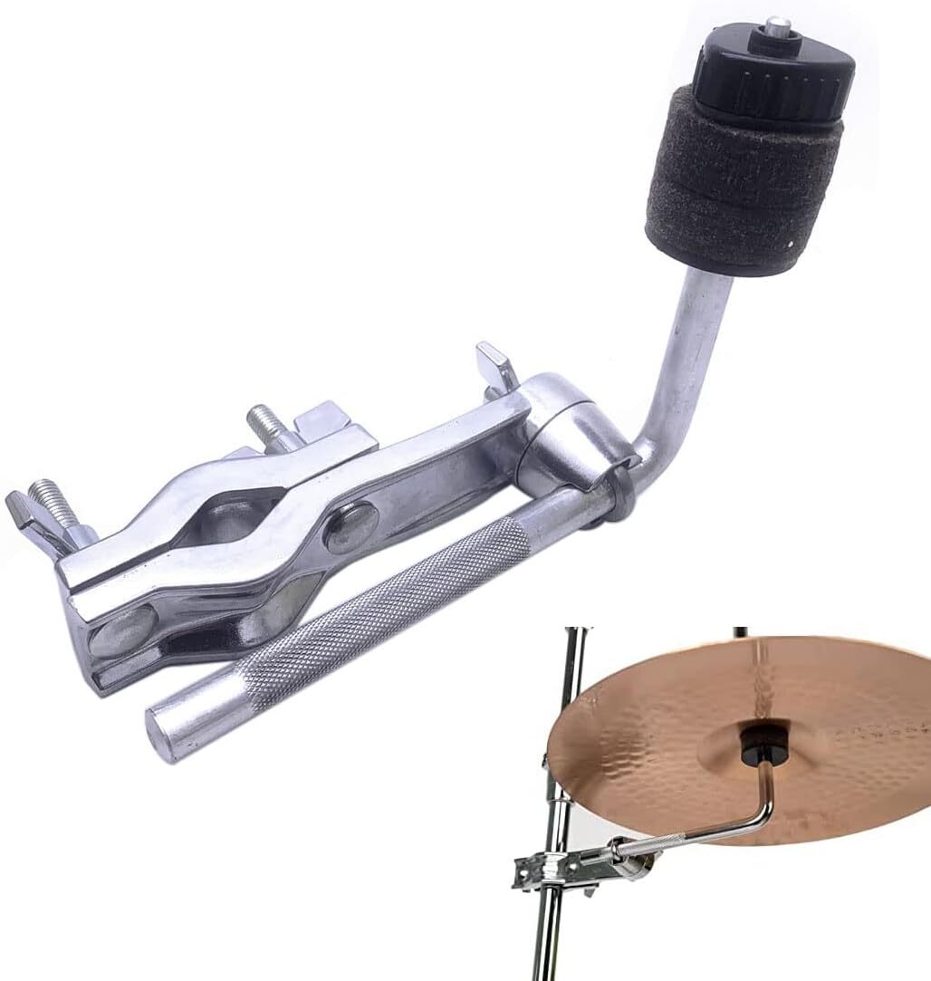 Drum Set Mounting Clamp Chrome Cymbal Boom Arm