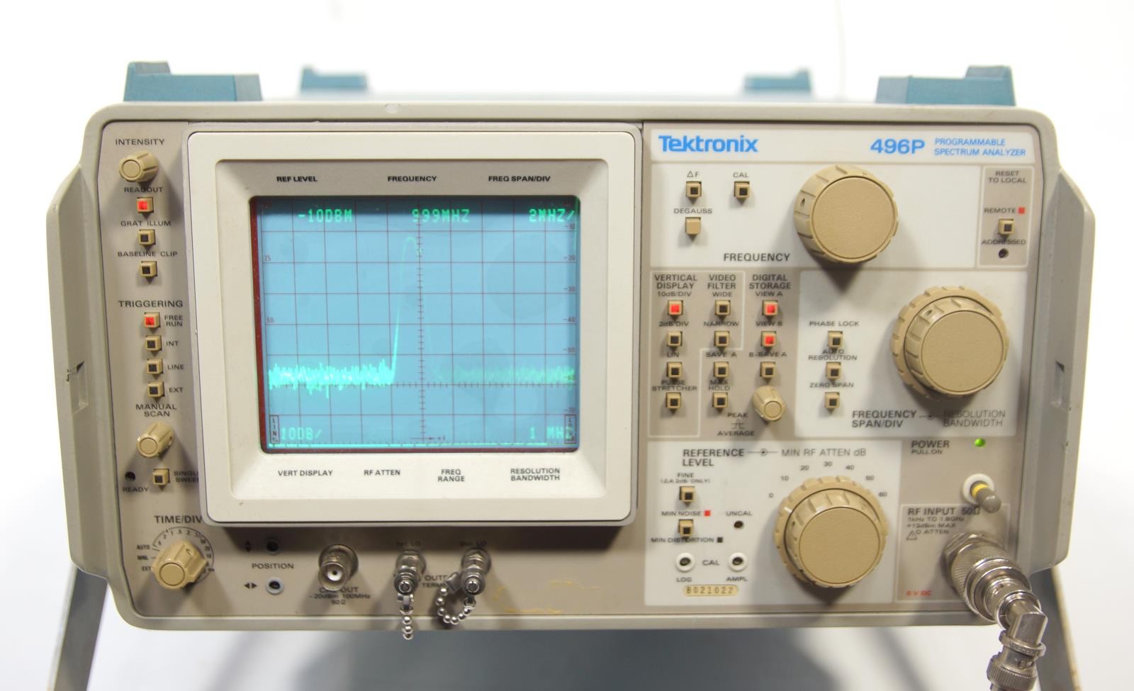 Tektronix 496 P Programable Spectrum Analyzer 1 kHz to 1.8 GHz