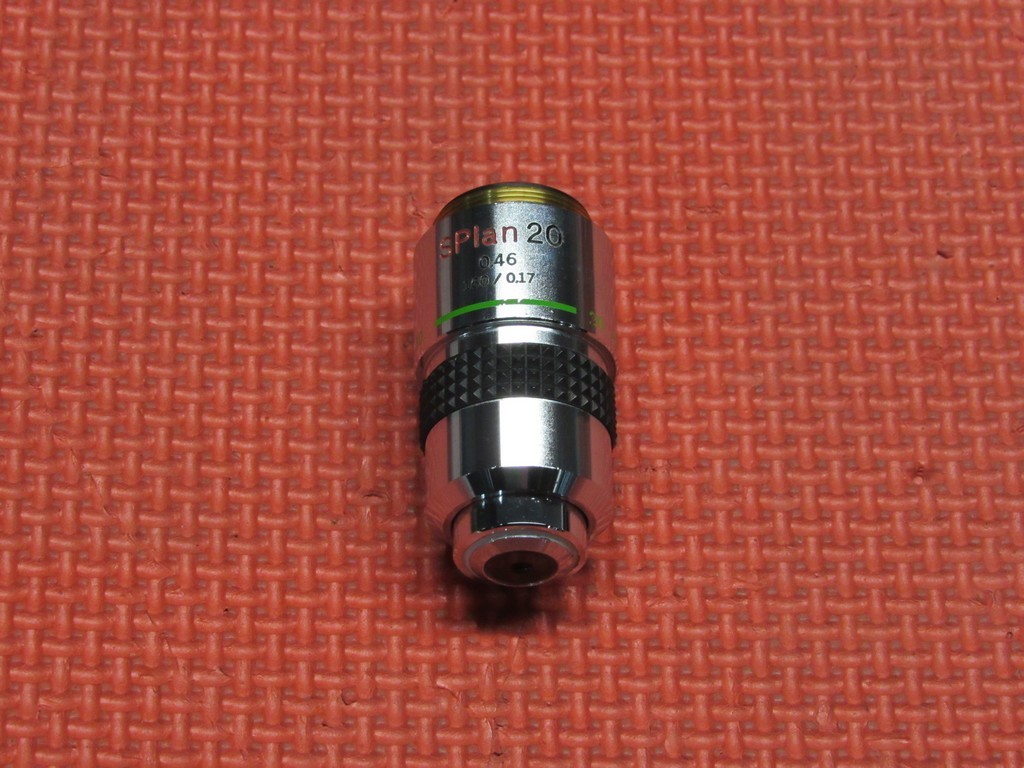 Olympus SPlan 20 Objective Lens 0.46 160/0.17 Microscope Objective
