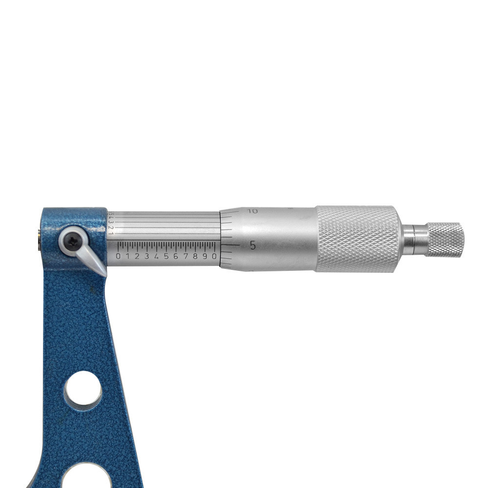 1-2" Range 0.0001" Grad Disc Brake Micrometer Carbide With Wooden Case